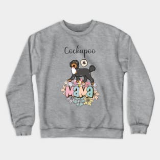 Tricolor Cockapoo Mama Crewneck Sweatshirt